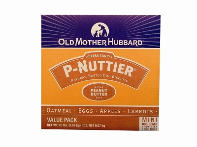 Old Mother Hubbard P-Nuttier Mini Dog Biscuits, 20 lb