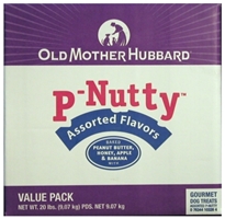 Old Mother Hubbard P-Nutty Assortment Dog Biscuits, 20 lb