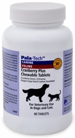 Pala-Tech Cranberry Plus for Dogs and Cats, 60 Chewable Tablets