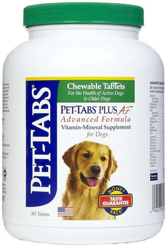 Pet-Tabs Plus Vitamin Mineral Supplement, 365 Tablets