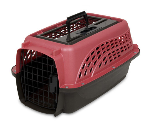 Petmate 2-Door Kennel Rose & Coffee, 19"