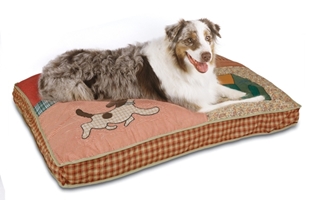 Petmate Applique Quilted Dog Bed