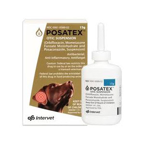 Posatex Otic Suspension, 7.5 gm : VetDepot.com