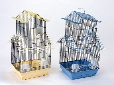 Prevue Hendryx Beijing Cockatiel Cage, 16" x 14" x 32" - 2 Pack