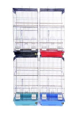 Prevue Hendryx Economy Tall Bird Cage, 18" x 18" x 36" - 4 Pack