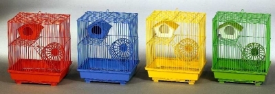 Prevue Hendryx Hamster Cage, 13" x 10" x 14" - 4 Pack