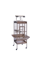 Prevue Hendryx Select Signature Cocoa Cockatiel Cage, 18" x 18" x 57"