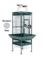 Prevue Hendryx Select Signature Pewter Cockatiel Cage, 18" x 18" x 57"