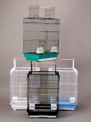 Prevue Playtop Cockatiel Cage, 18" x 14" x 26.5" - 4 Pack