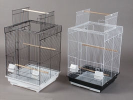 Prevue Playtop Parakeet Cage, 18" x 18" x 26" - 4 Pack