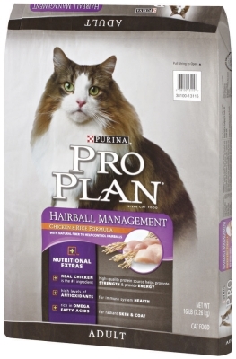 Pro Plan Hairball Management Cat Food, 16 lb