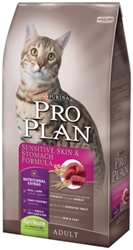 Pro Plan Sensitive Skin & Stomach Cat Food, 16 lb