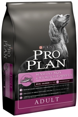 Pro Plan Sensitive Skin & Stomach Dog Food, 6 lb - 5 Pack