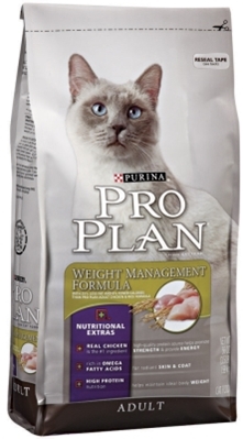 Pro Plan Weight Management Cat Food, 3.5 lb - 6 Pack