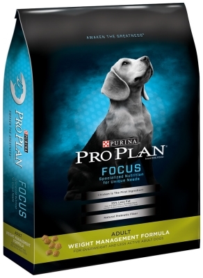 Pro Plan Weight Management Dog Food Chicken & Rice, 18 lb