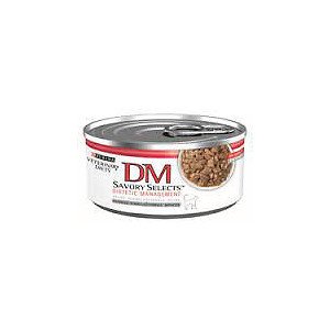 Purina DM Savory Selects Dietetic Management in Gravy Canned Cat Food, 24 x 5.5 oz