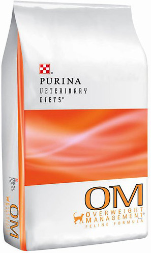 Purina OM Overweight Management Formula Dry Cat Food, 18 lbs