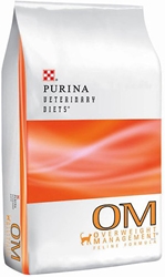 Purina OM Overweight Management Formula Dry Cat Food, 8 lbs