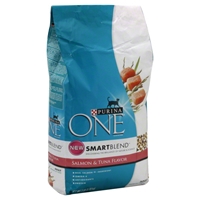 Purina One SmartBlend Cat Food Salmon & Tuna, 7 lb - 4 Pack