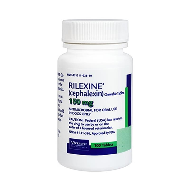 Rilexine (Cephalexin) 150 mg, 100 Chewable Tablets : VetDepot.com