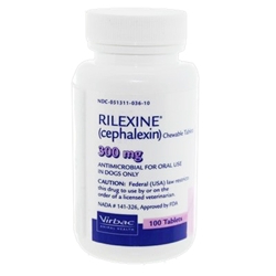 Rilexine (Cephalexin) 300 mg, Single Chewable Tablet