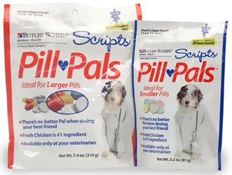 Scripts Pill Pals for Larger Pills, 7.4 oz (30 Treats)