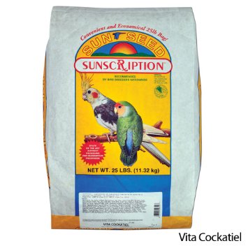 Sunseed Vita Cockatiel Food, 25 lb