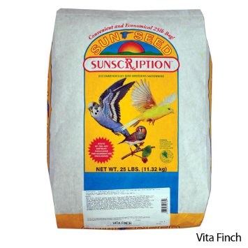 Sunseed Vita Finch Food, 25 lb