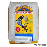 Sunseed Vita Parakeet Food, 25 lb