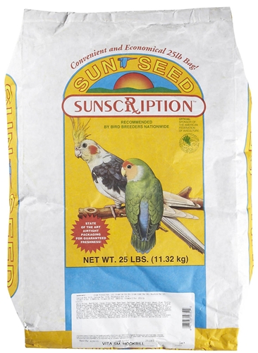 Sunseed Vita Small Hookbill Food, 25 lb