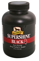 Supershine Hoof Polish & Sealer Black, 8 oz