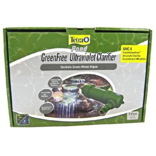 TetraPond UVC-5 GreenFree UV Clarifier, 5W