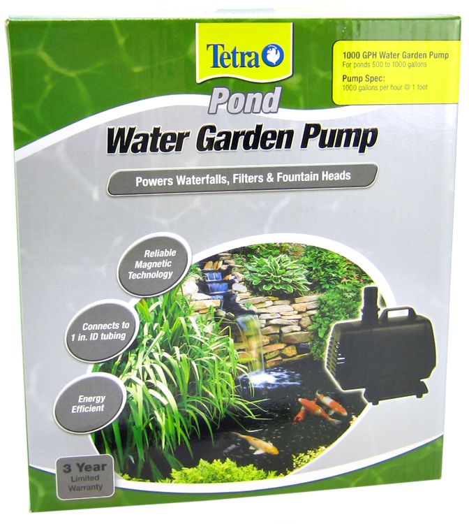 TetraPond Water Garden Pump, 1000 gph