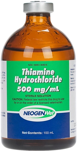 Thiamine Hydrochloride 500 mg/ml, 100 ml