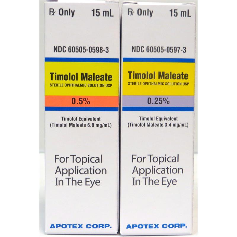 Timolol Ophthalmic Solution  0.25%, 10 ml