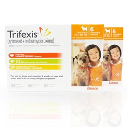 Trifexis for Dogs 10.1-20 lbs, 12 Chewable Tablets (Orange)