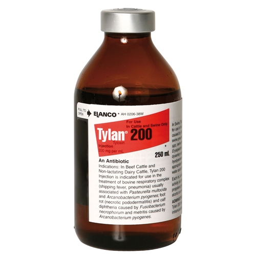 Tylan 200 Injection, 250 ml