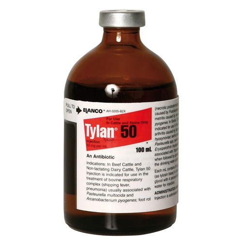 Tylan 50 Injection, 100 ml