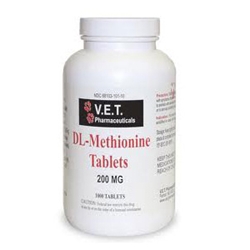 V.E.T. Pharmaceuticals DL-Methionine 200 mg, 1000 Tablets