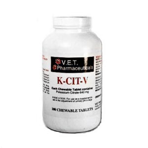 V.E.T. Pharmaceuticals K-CIT-V for Dogs, 100 Chewable Tablets