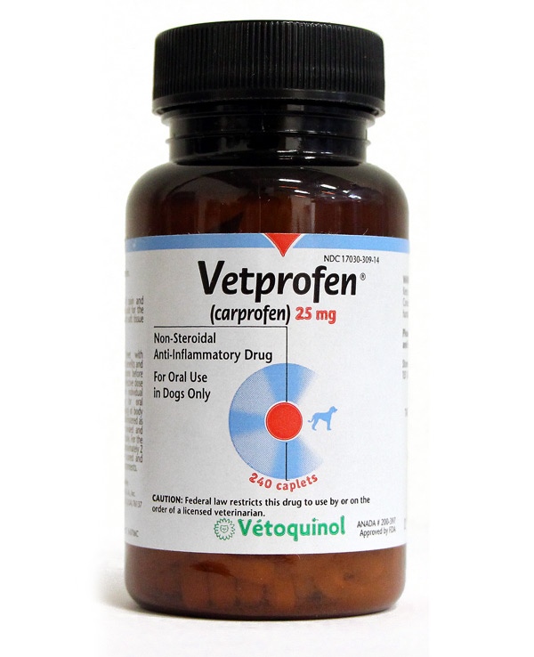 Vetprofen 25 mg, 30 Caplets (Carprofen)