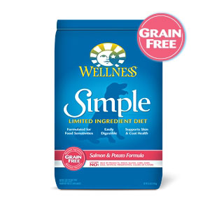 Wellness Simple Food Solutions Salmon & Potato Dog Food, 10.5 lb