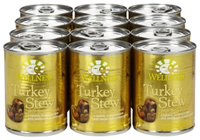 Wellness Turkey Stew Dog Food, 12.5 oz - 12 Pack