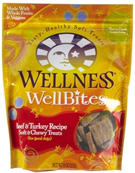 Wellness WellBites Beef & Turkey Dog Treats, 8 oz