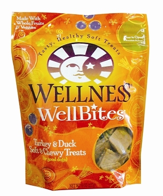 Wellness WellBites Turkey & Duck Dog Treats, 8 oz