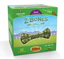 Z-Bone Dental Treats Clean Apple Crisp Giant, 12 ct