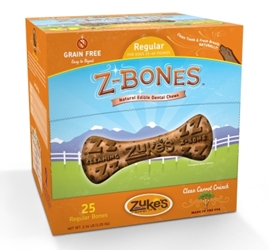 Z-Bone Dental Treats Clean Carrot Crunch Regular, 25 ct