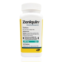 Zeniquin 200 mg, 100 Tablets (marbofloxacin)