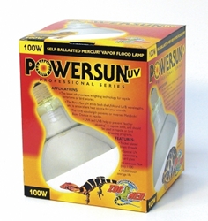 Zoo Med PowerSun UV Lamp, 100W