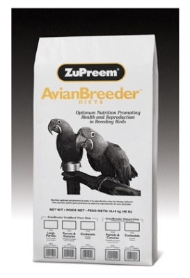 ZuPreem Avian Breeder FruitBlend Bird Food for Cockatiels, 40 lb